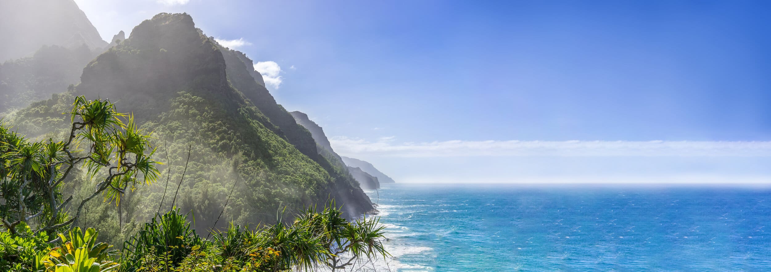 view of Ocean and mountains in Hawaii