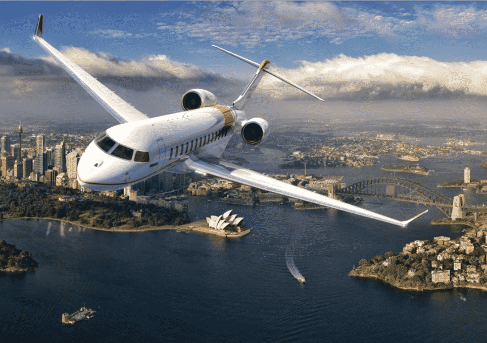 Bombardier Global 7500 over Sydney