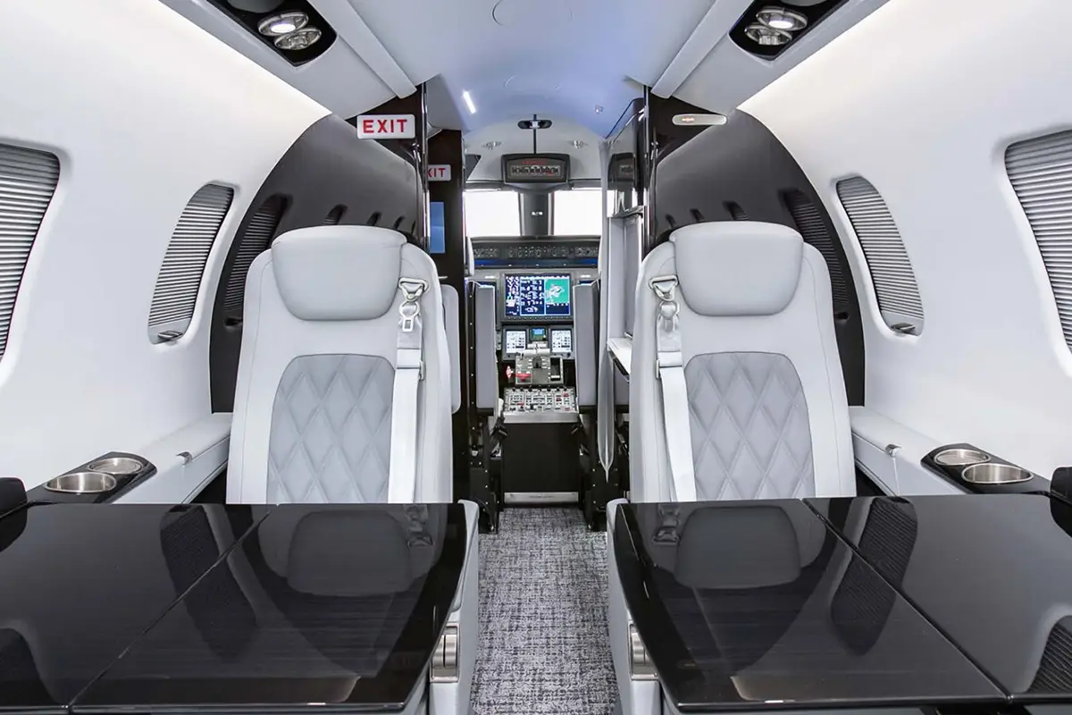 Lear Jet 75 Interior