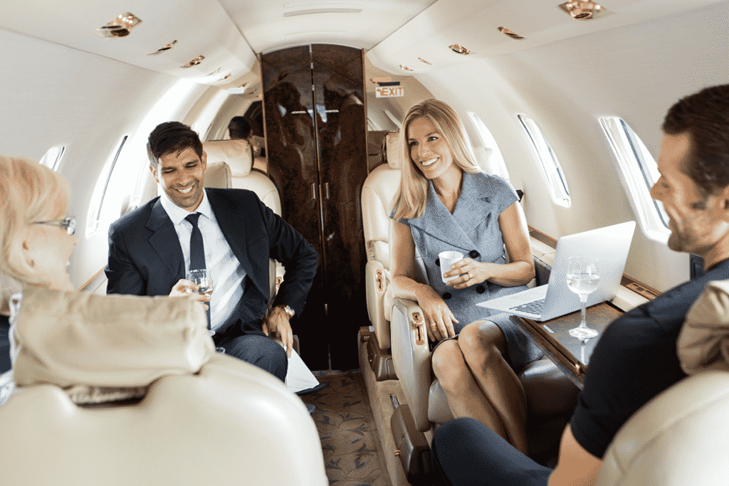 private jet passengers